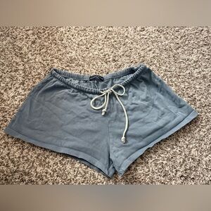 Brandy Melville 🇮🇹 | Blue Cotton Shorts | OS | Pre-Owned | Excellent Condition